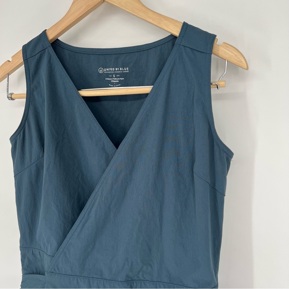 United by Blue North‎ Wind Wrap Dress Orionblue Small - Picture 8 of 10
